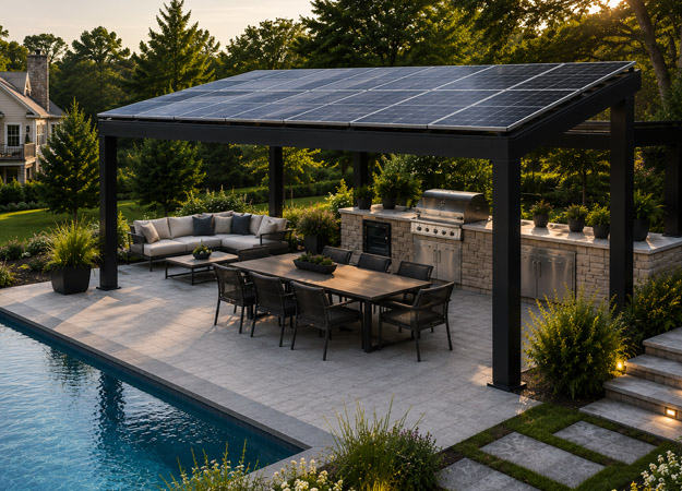 Solar pergolas.